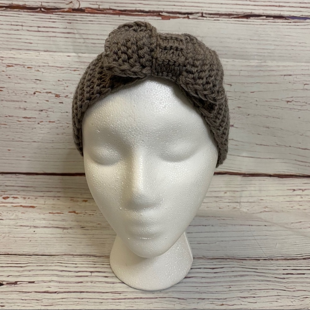 💫Knit Crochet Head/Ear Warmers w/Bow